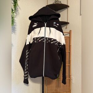 Mens Puma BMW series hooded sweatshirt